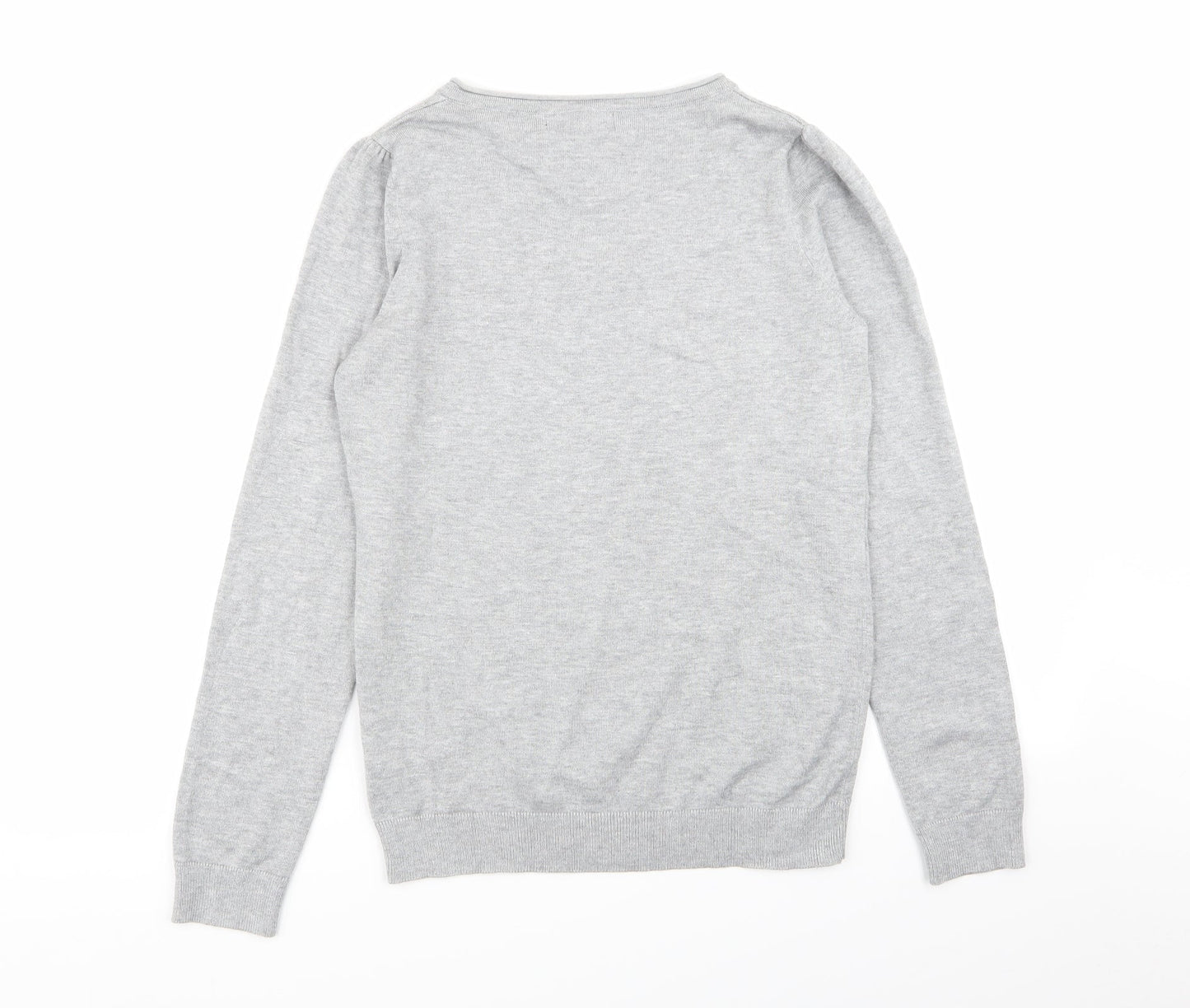 women Womens Grey   Pullover Jumper Size 8