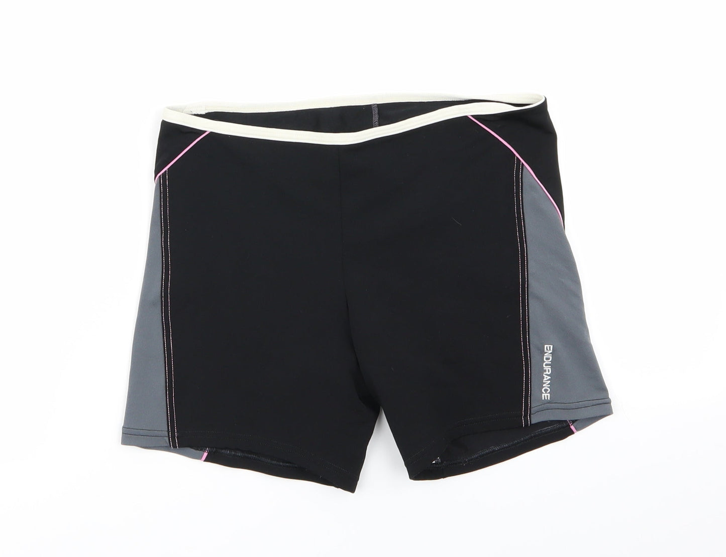 Speedo Womens Black   Hot Pants Shorts Size 10 - stretch waistband