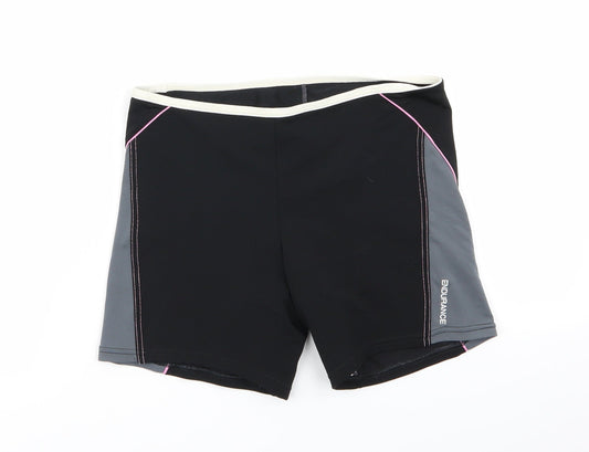 Speedo Womens Black   Hot Pants Shorts Size 10 - stretch waistband