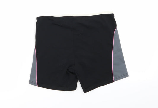 Speedo Womens Black   Hot Pants Shorts Size 10 - stretch waistband