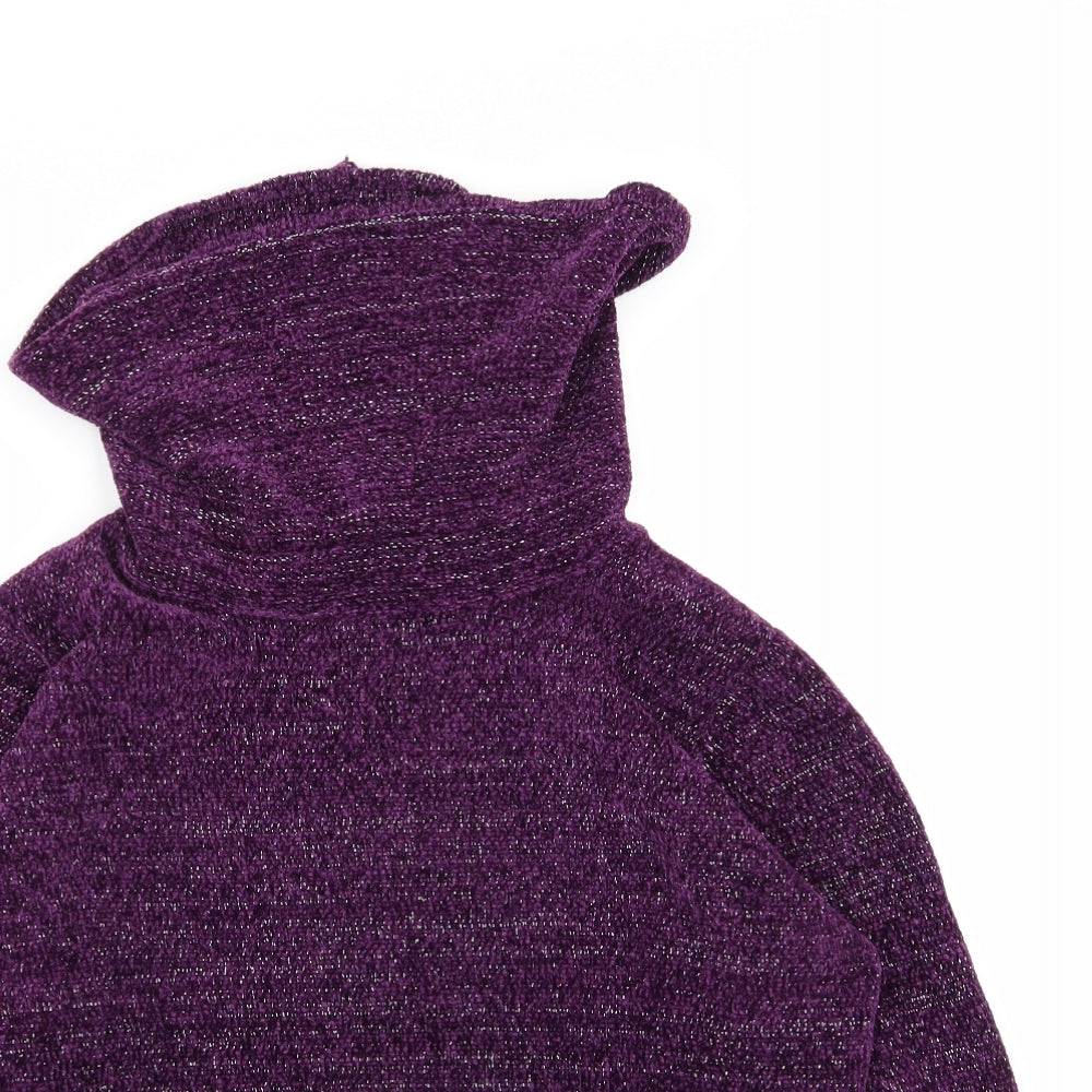 anna rose Womens Purple   Pullover Jumper Size L