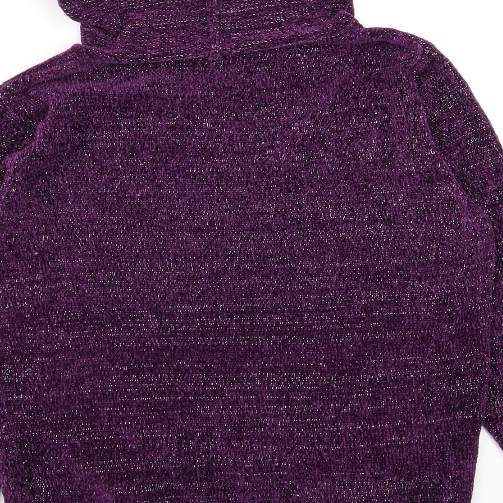 anna rose Womens Purple   Pullover Jumper Size L