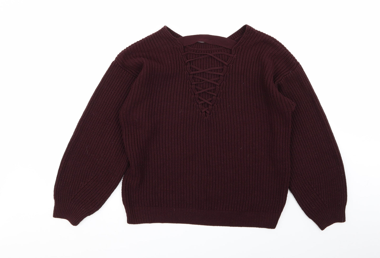 New Look Womens Purple   Pullover Jumper Size S