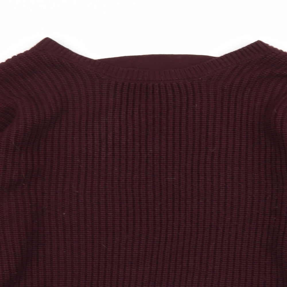 New Look Womens Purple   Pullover Jumper Size S