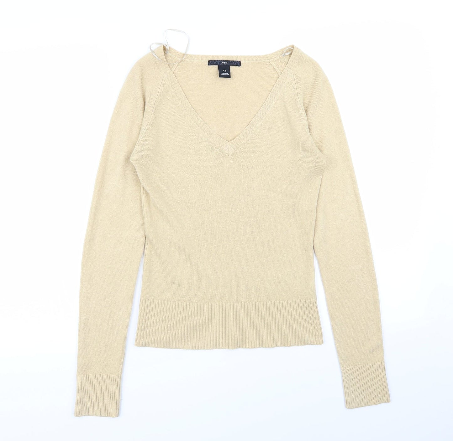 H&M Womens Beige   Pullover Jumper Size XS