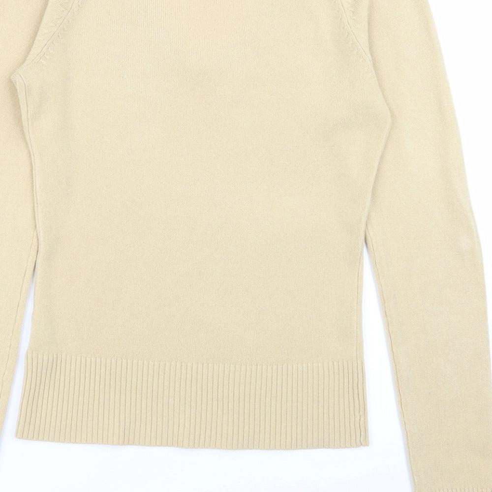 H&M Womens Beige   Pullover Jumper Size XS