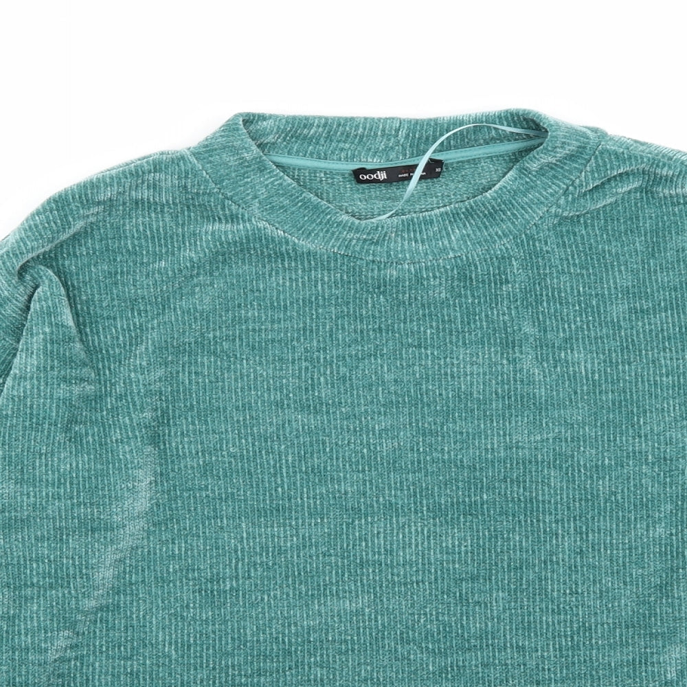 oodji Womens Green   Pullover Jumper Size XS