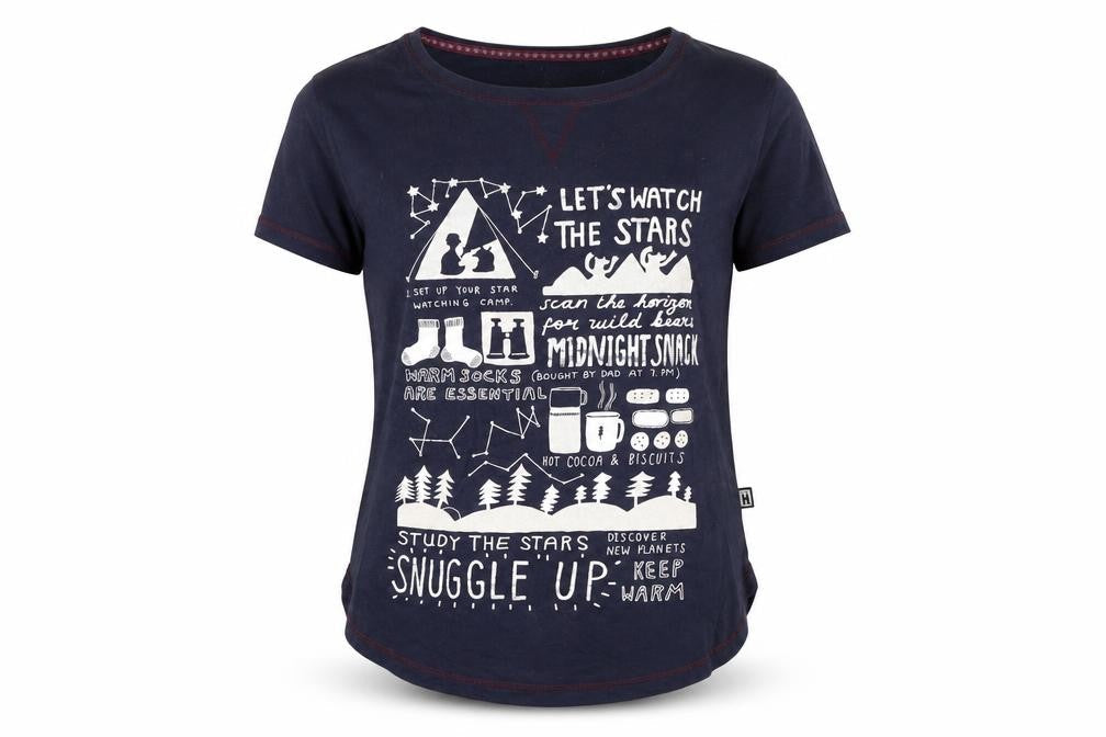 Love to Lounge Womens Blue   Top Pyjama Top Size 8  - Cute