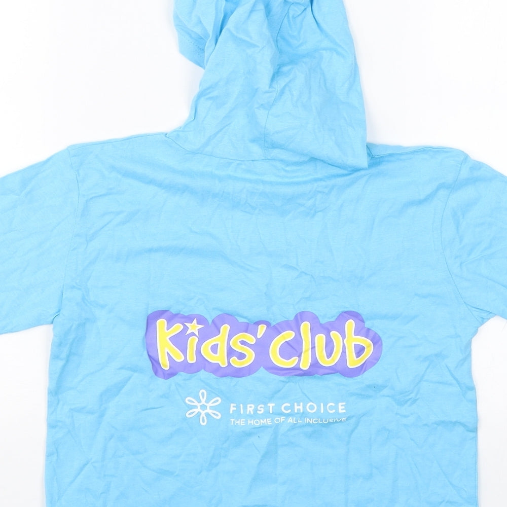 First Choice Girls Blue   Basic T-Shirt Size 7 Years