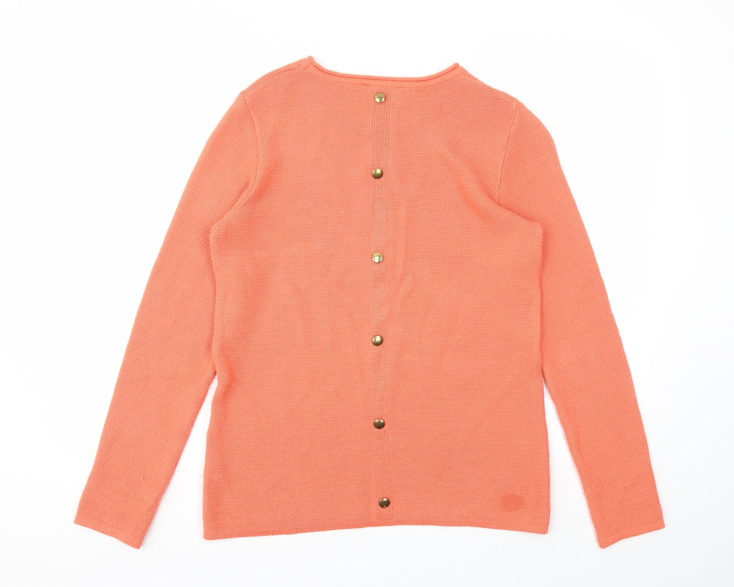 Afibel Womens Orange   Pullover Jumper Size 10