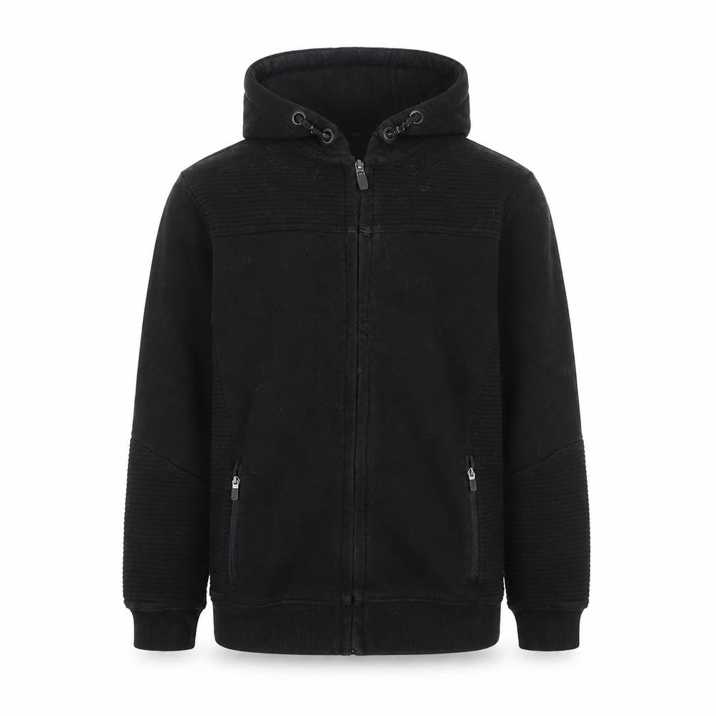 George Boys Black   Full Zip Jumper Size 9-10 Years