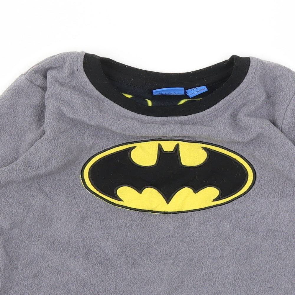 Primark Boys Grey Animal Print   Pyjama Top Size 8-9 Years