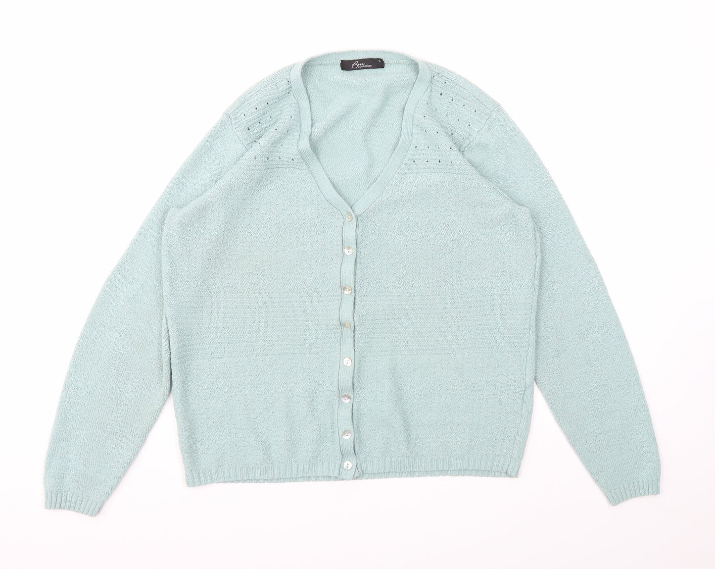 BM Womens Blue   Cardigan Jumper Size S
