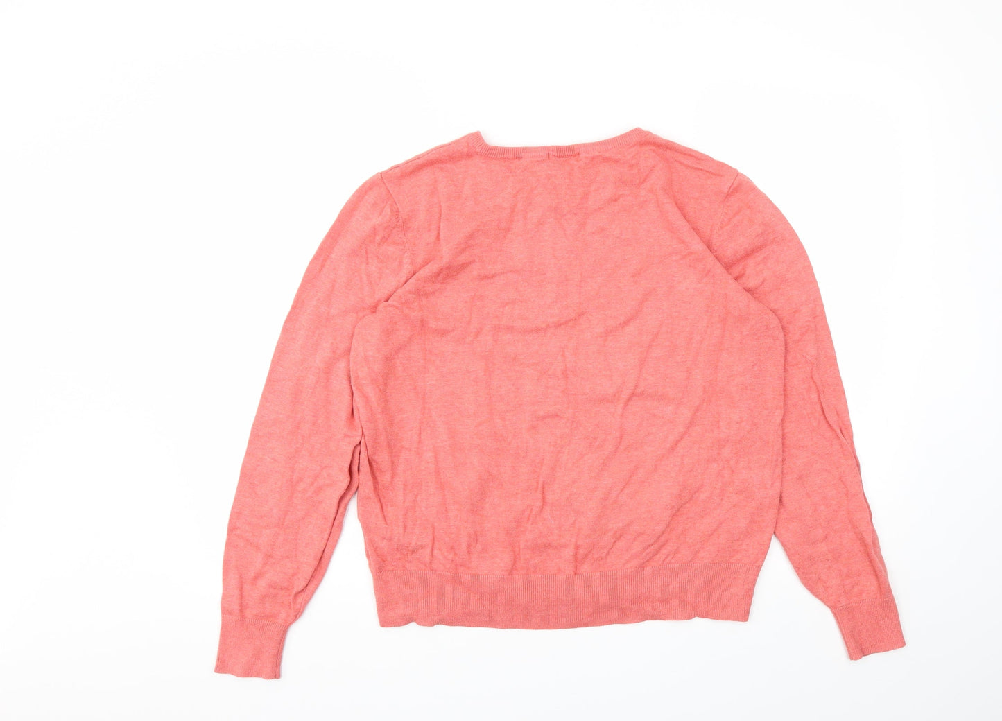 H&M Womens Pink   Pullover Jumper Size L