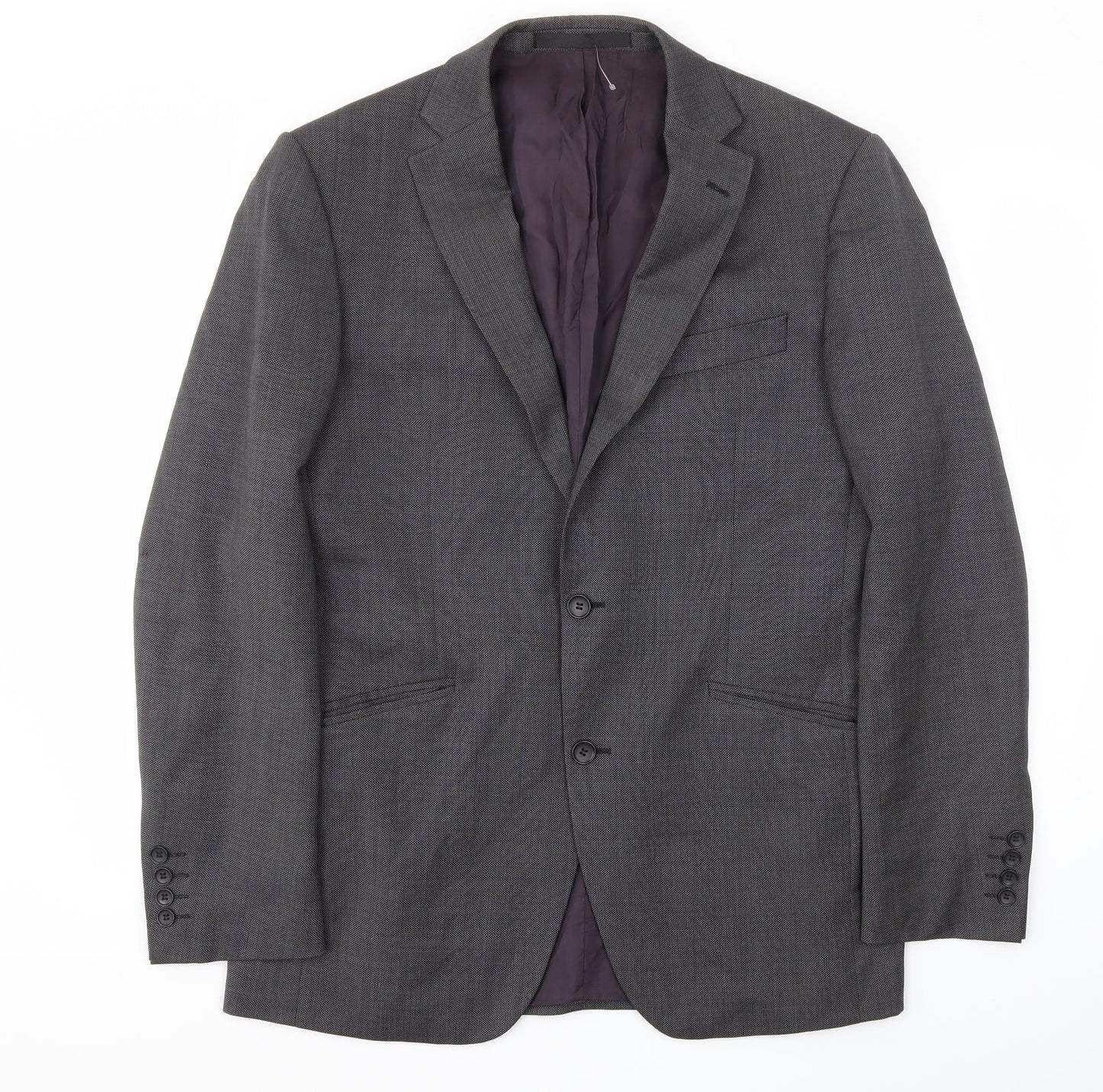 M&S Mens Grey   Jacket Blazer Size 40