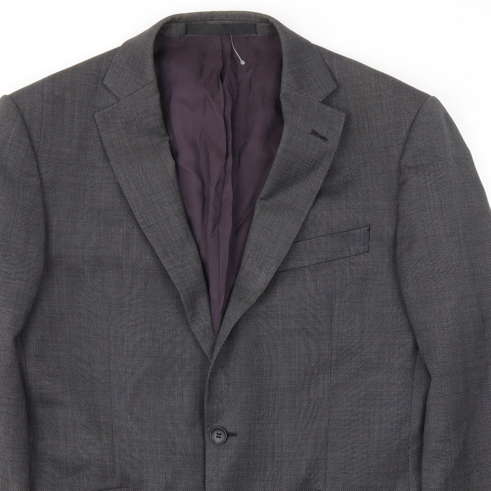 M&S Mens Grey   Jacket Blazer Size 40