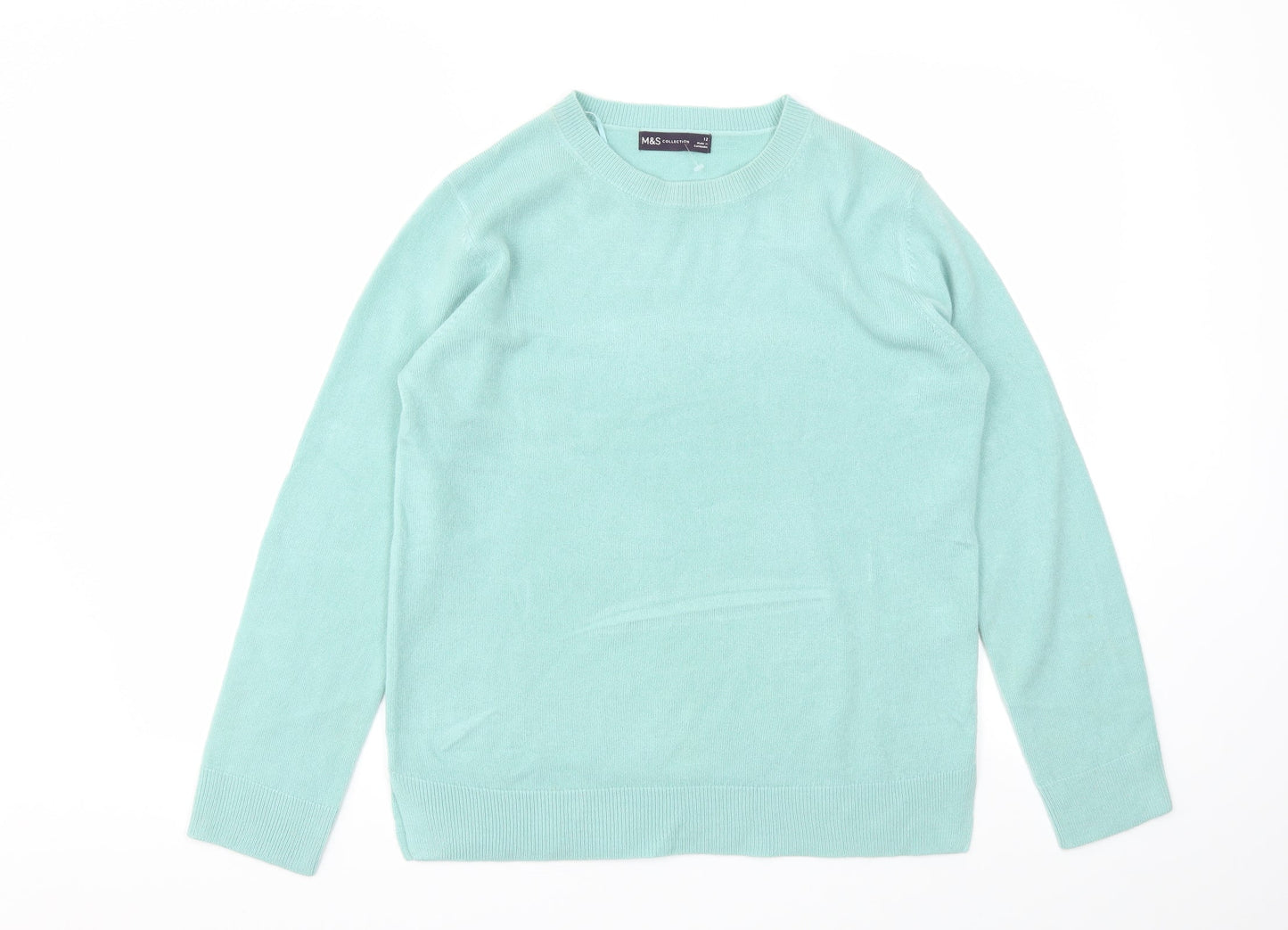 M&S Womens Blue   Pullover Jumper Size 12