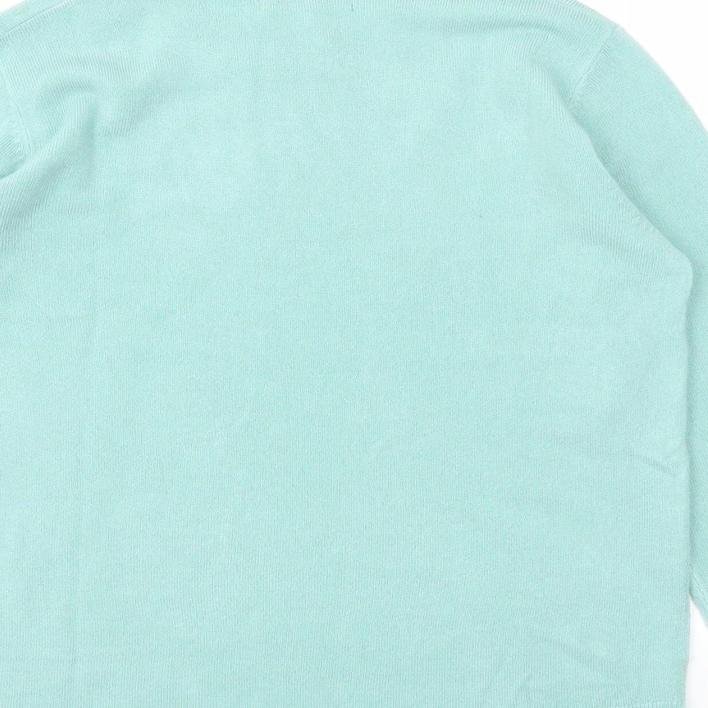 M&S Womens Blue   Pullover Jumper Size 12