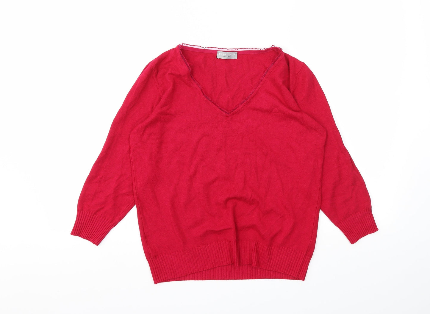 M&S Womens Pink   Pullover Jumper Size 14
