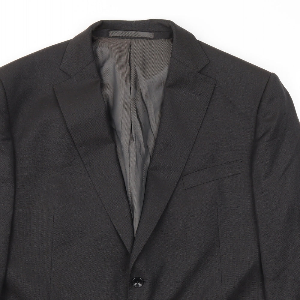M&S Mens Grey   Jacket Blazer Size 44