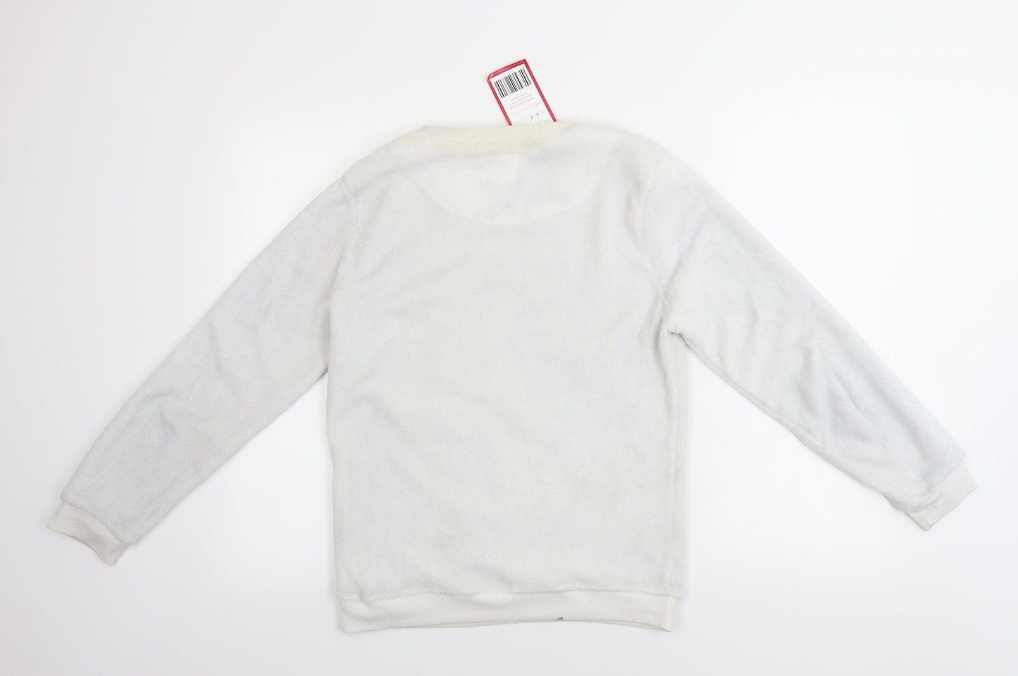 love to lounge       Womens White   Pullover Jumper Size XS