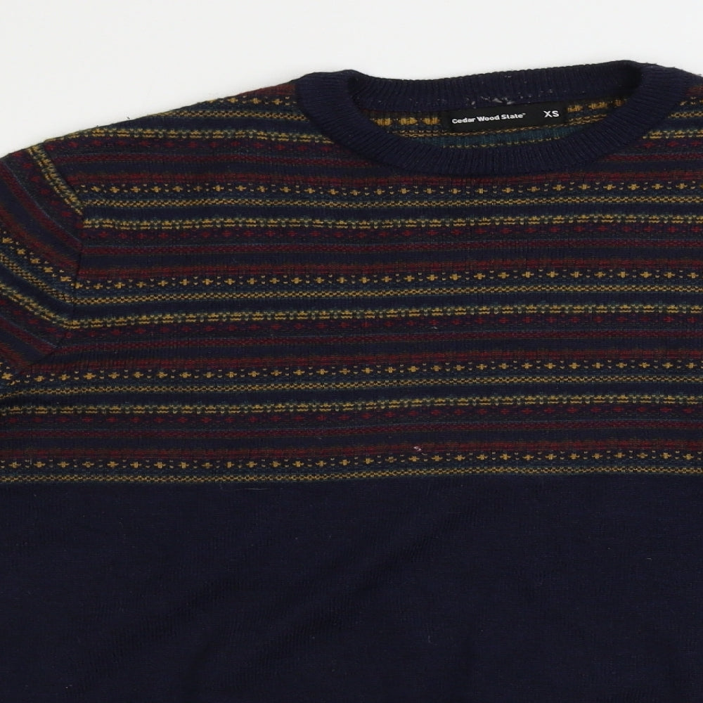 Cedar Wood State  Womens Blue   Pullover Jumper Size XS