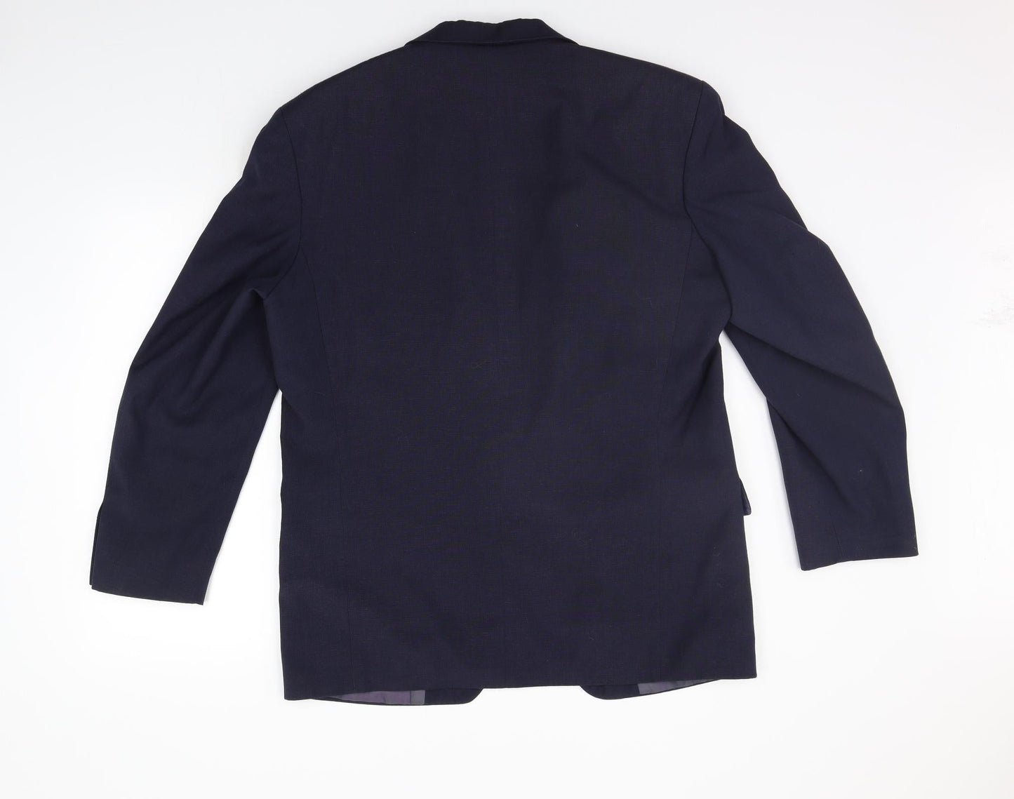 George Arthur Dunn Mens Blue   Jacket Suit Jacket Size 40  - washable mark