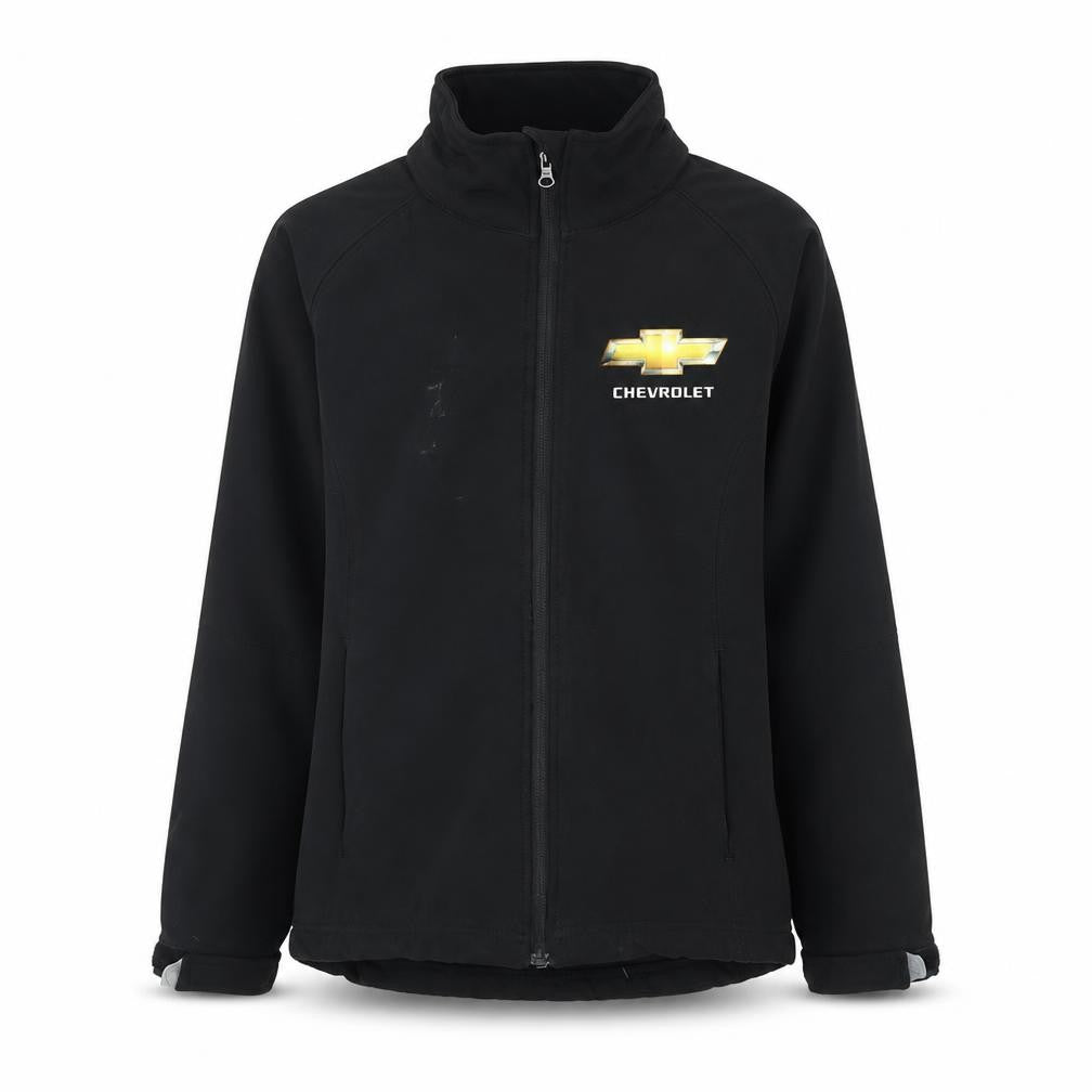 Front view of b3c boys’ black jacket coat, size S