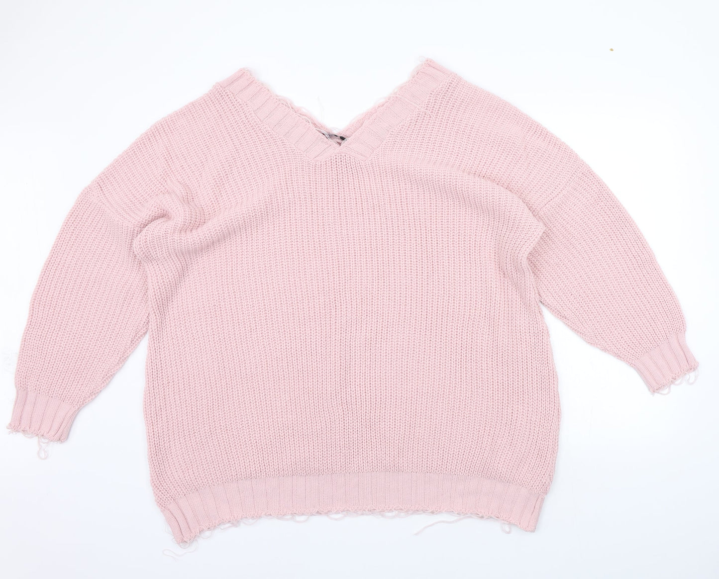 Yours Womens Orange   Pullover Jumper Size 16