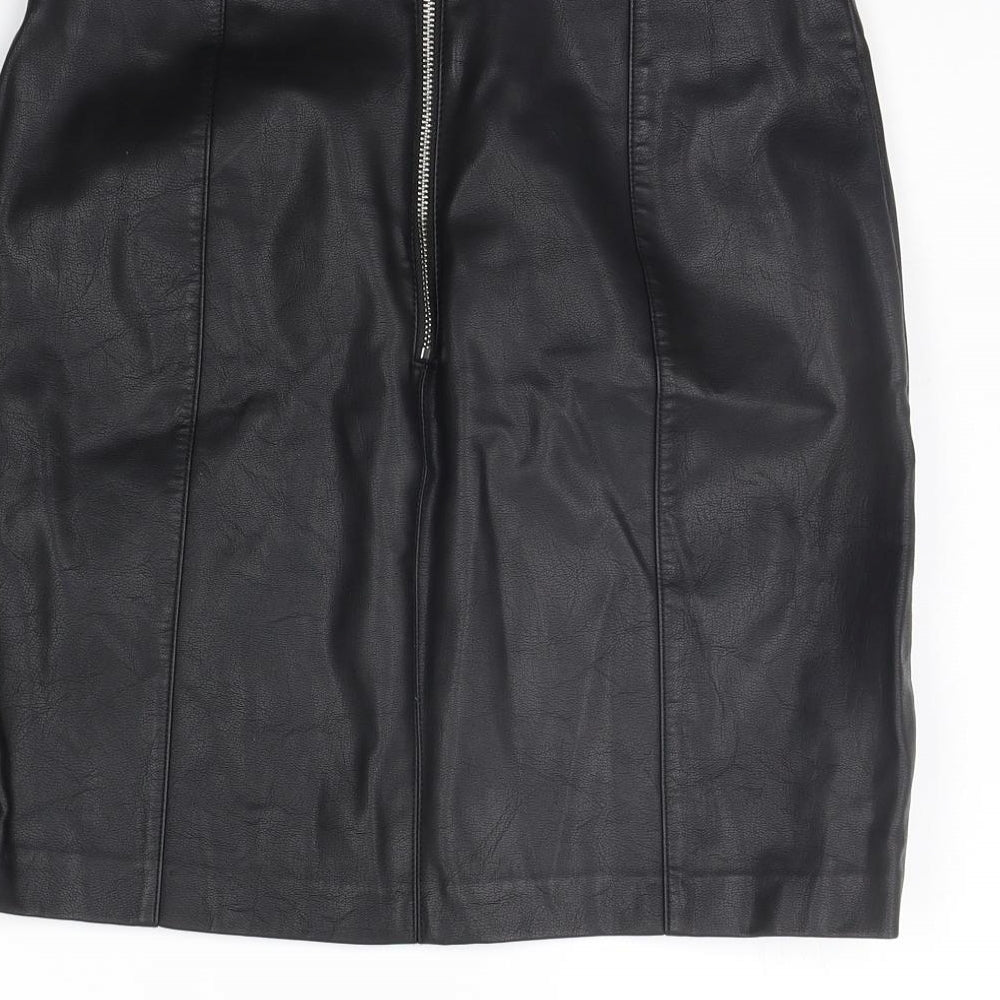 New Look Womens Black   A-Line Skirt Size 8