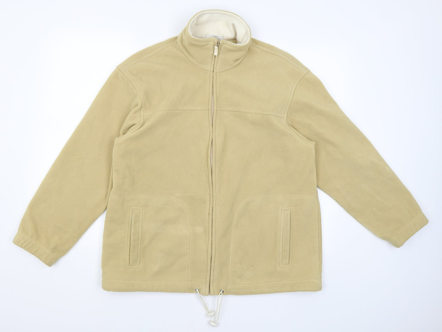 St Michael Womens Yellow   Full Zip Jumper Size 14