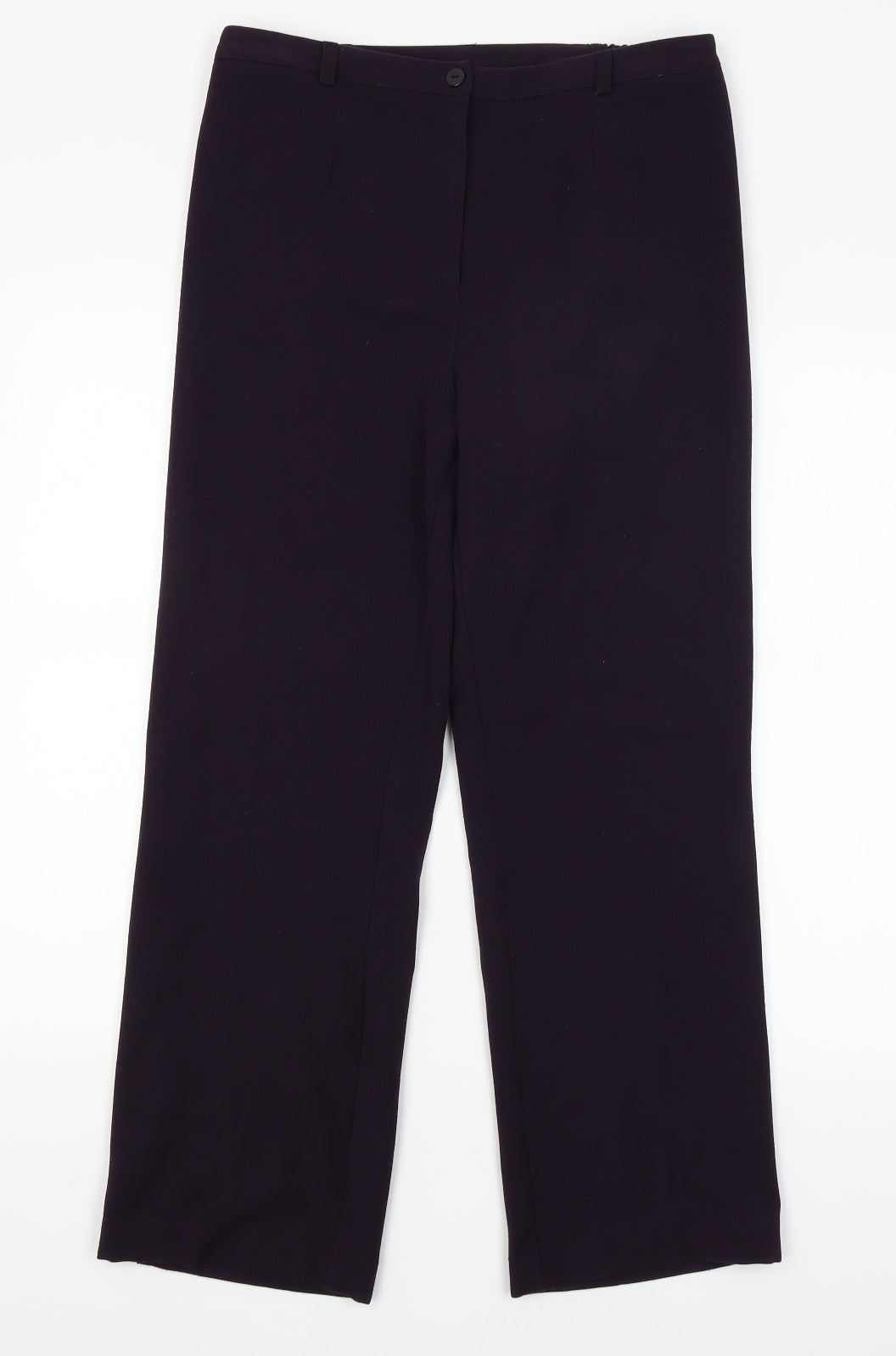 Annabelle Womens Purple   Dress Pants Trousers Size 10 L27 in