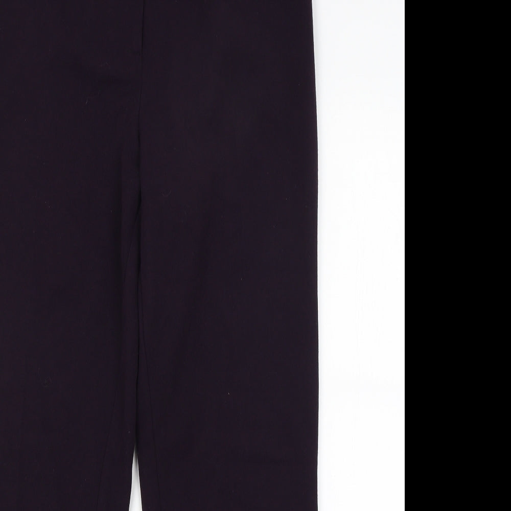 Annabelle Womens Purple   Dress Pants Trousers Size 10 L27 in