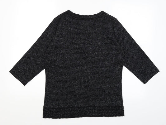 BM Womens Black   Basic T-Shirt Size S