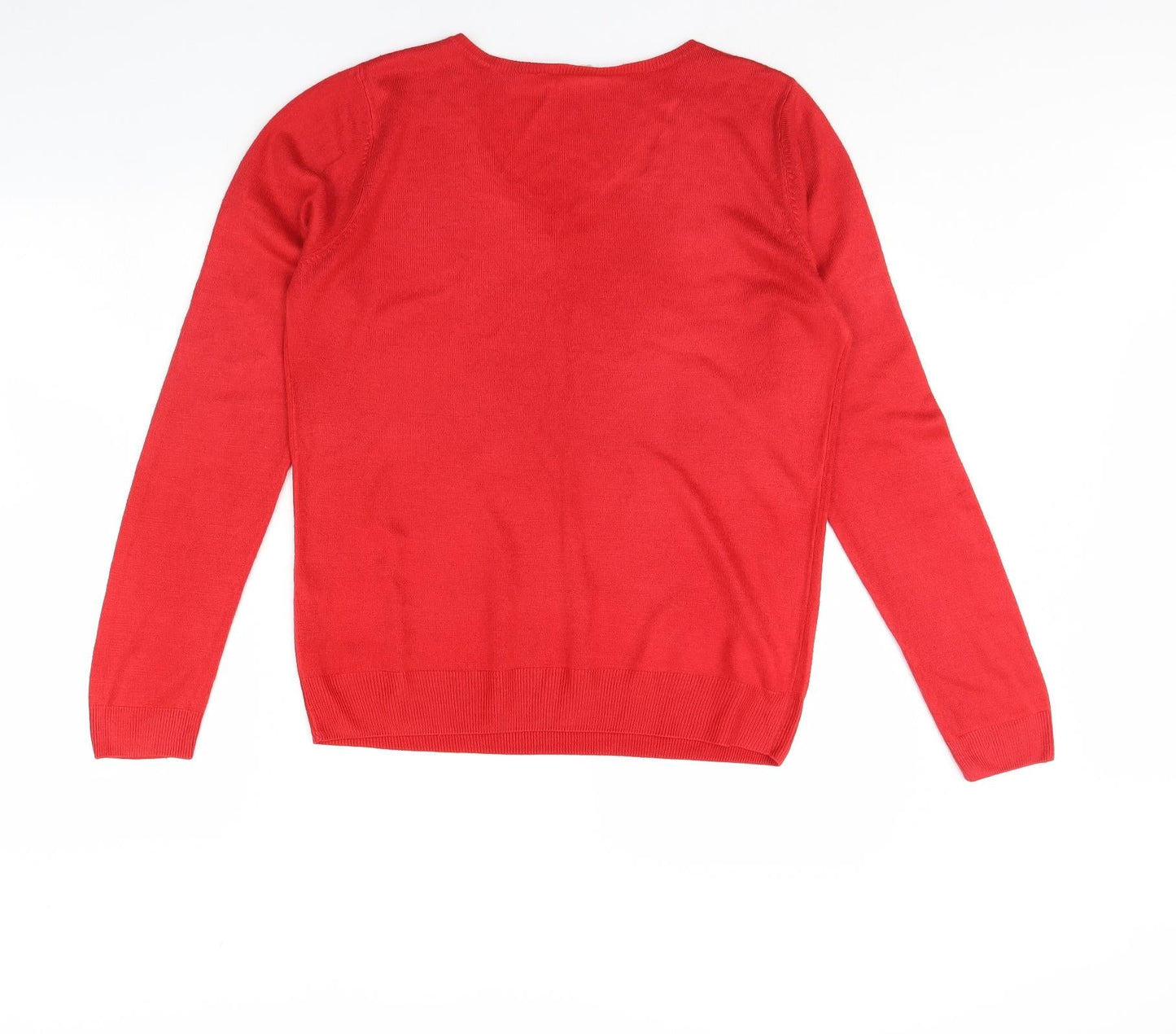 love knitwear Womens Red   Pullover Jumper Size 14