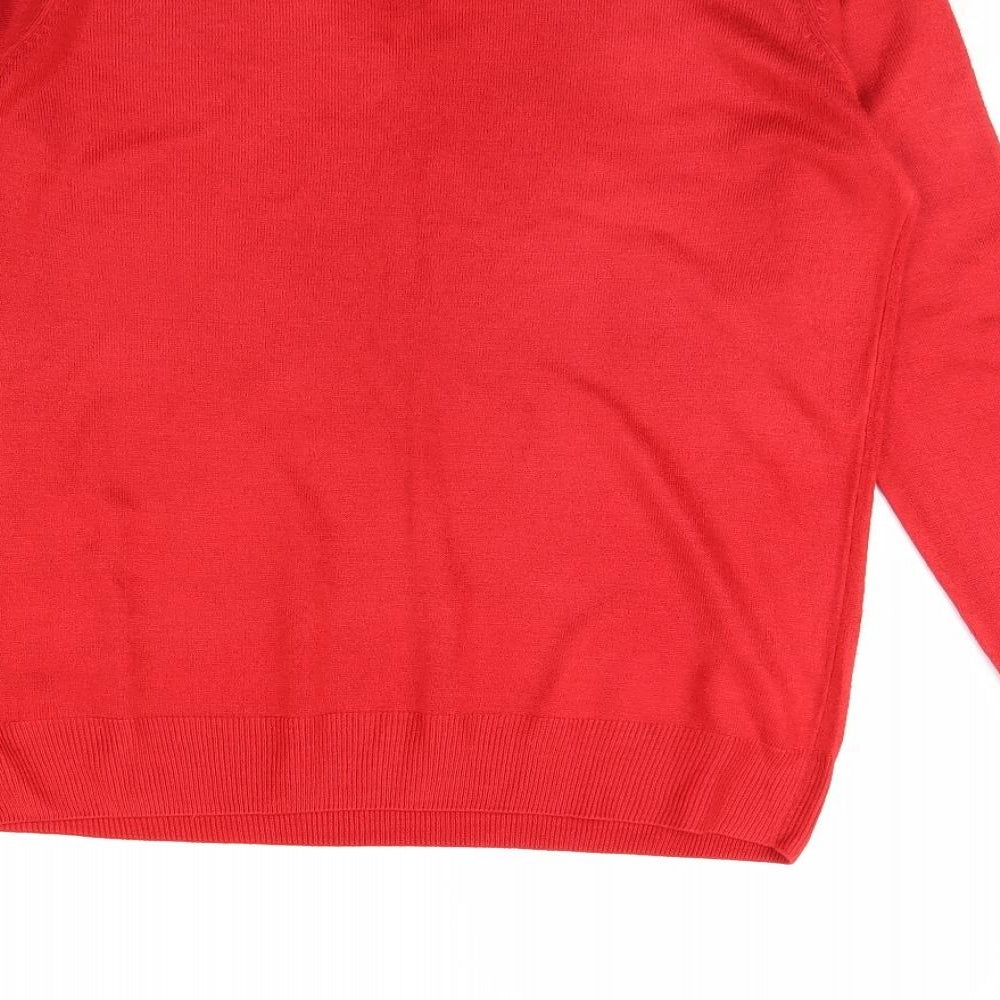 love knitwear Womens Red   Pullover Jumper Size 14