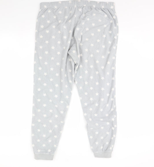 Debenhams Womens Grey Solid  Cami Pyjama Pants   - Star pattern