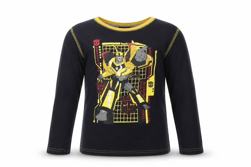 Character Boys Black Solid   Pyjama Top Size 9 Years  - Avengers
