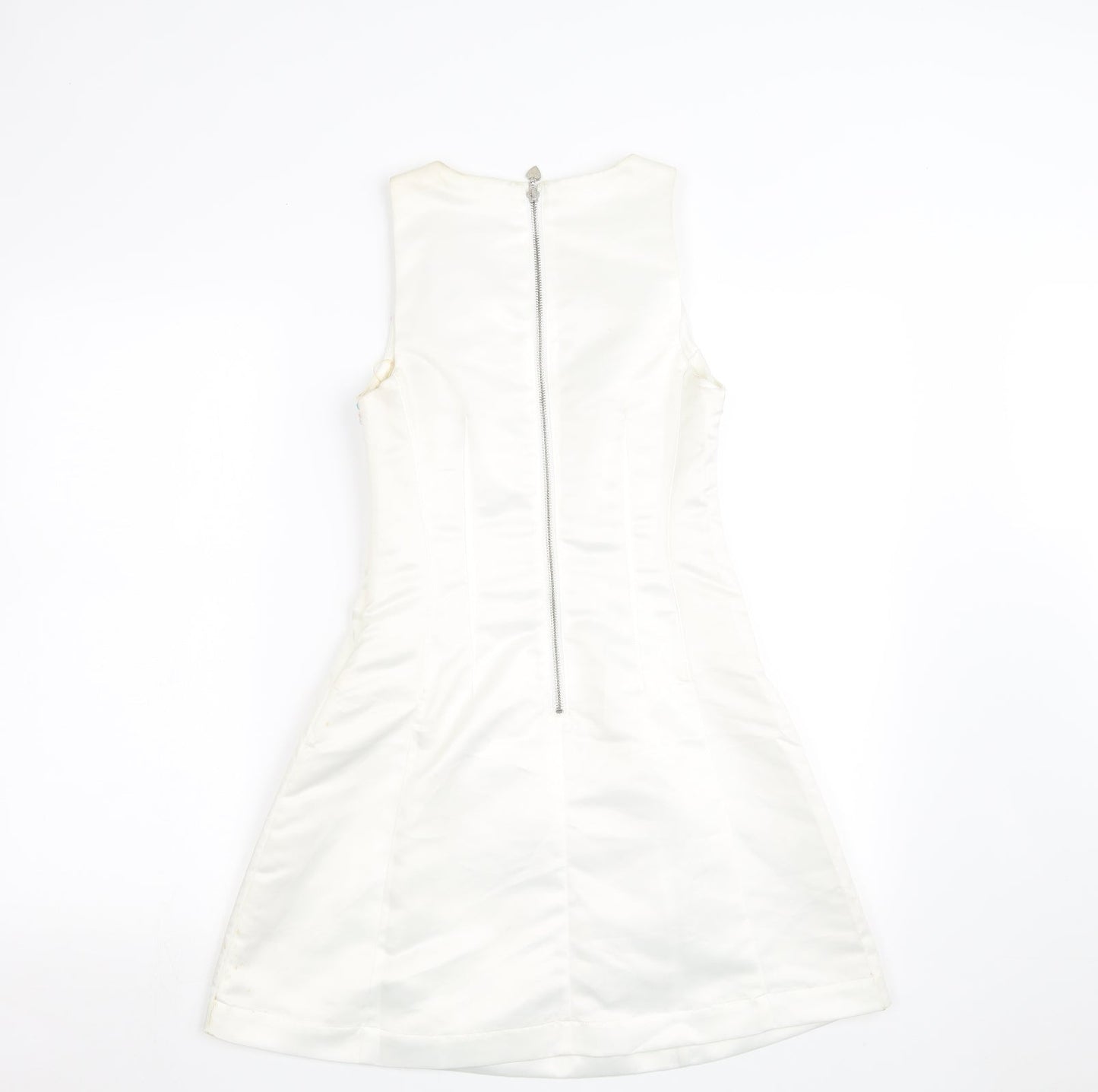 Lipsy Womens White   A-Line  Size 8