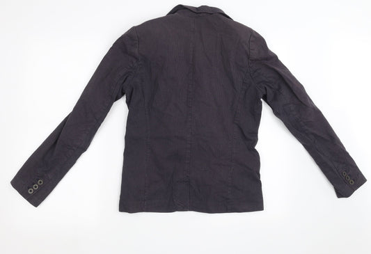 H&M Womens Blue   Jacket Blazer Size 8