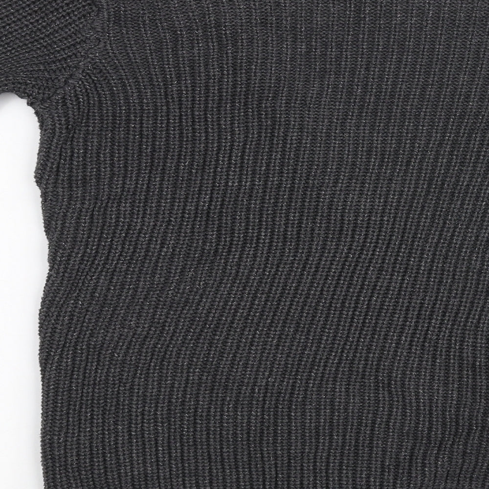 ESMARA Womens Grey  Knit Cardigan Jumper Size 12
