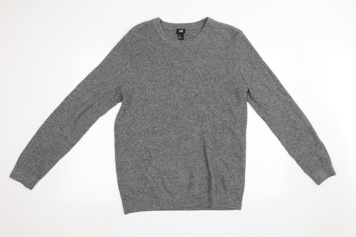 H&M Mens Grey   Pullover Sweatshirt Size L