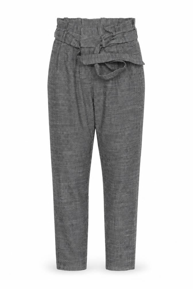 VERO MODA Womens Black Check  Trousers  Size XS L28 in