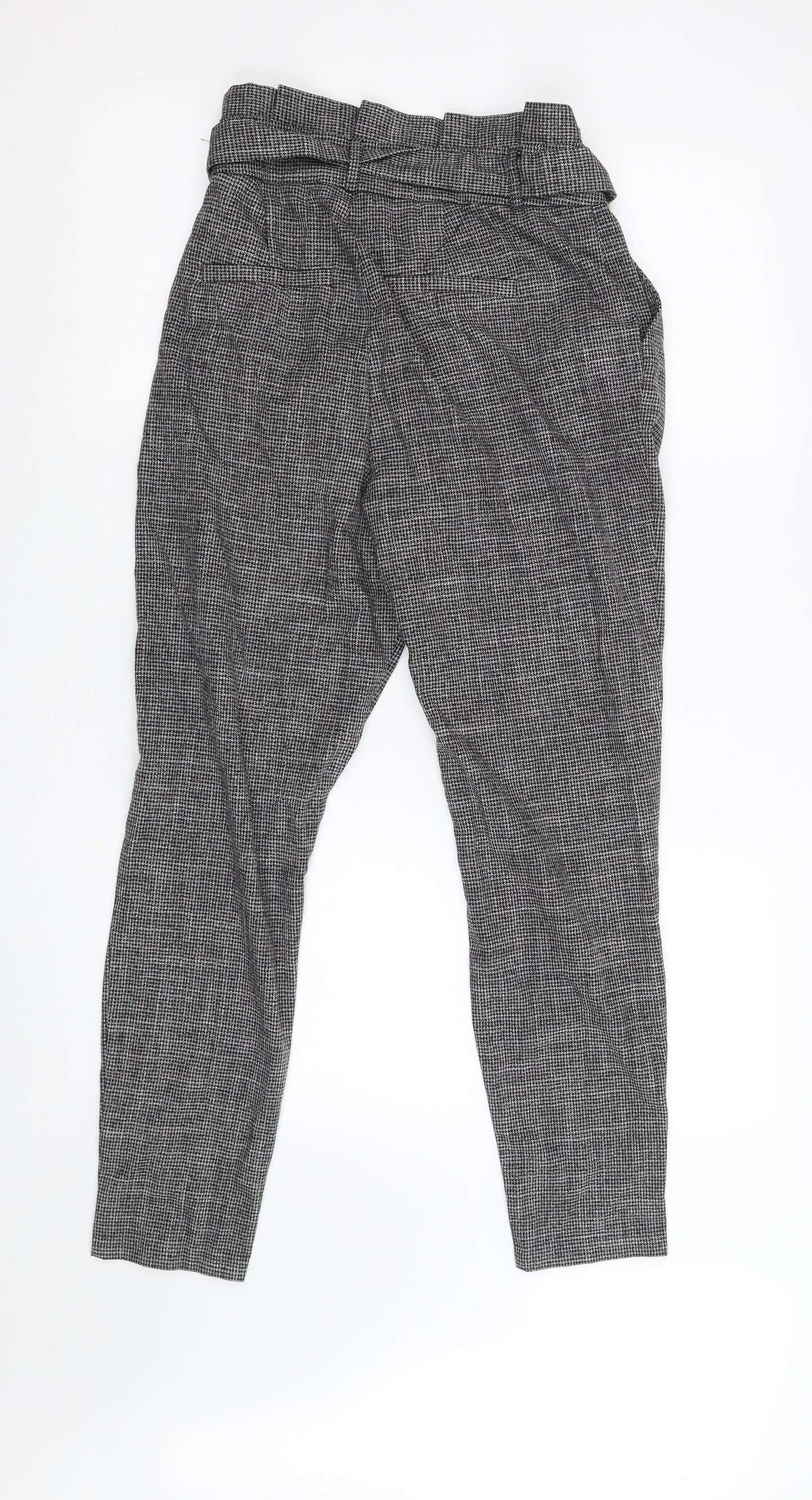 VERO MODA Womens Black Check  Trousers  Size XS L28 in