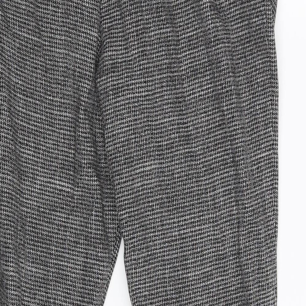 VERO MODA Womens Black Check  Trousers  Size XS L28 in