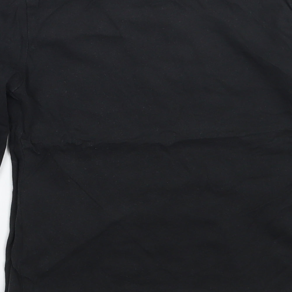 H&M Girls Black   Basic T-Shirt Size 4 Years