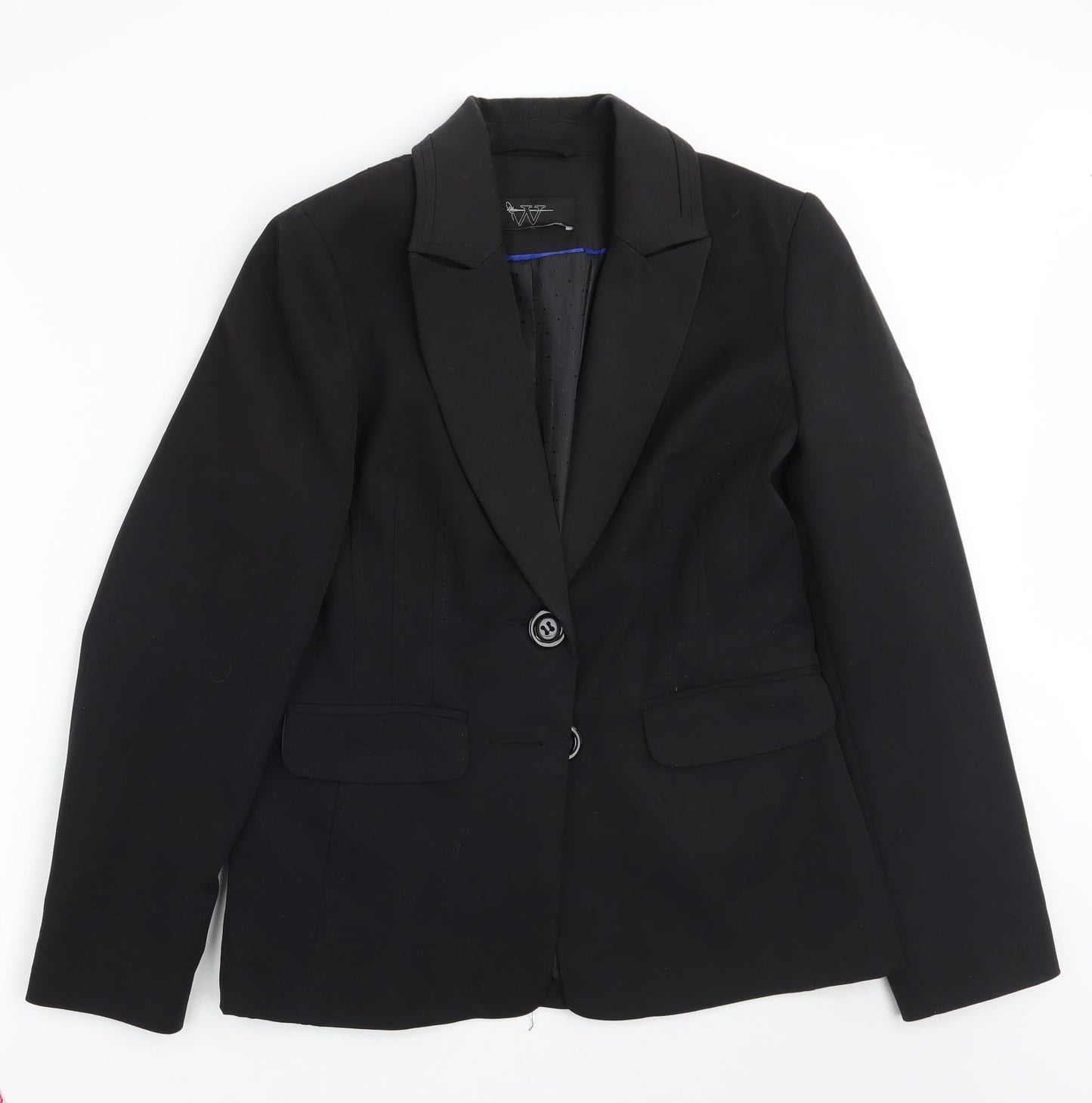 BHS Womens Black   Jacket Coat Size 10