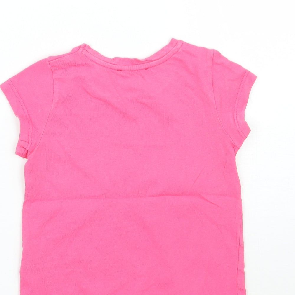 Bluezoo Girls Pink   Basic T-Shirt Size 2 Years