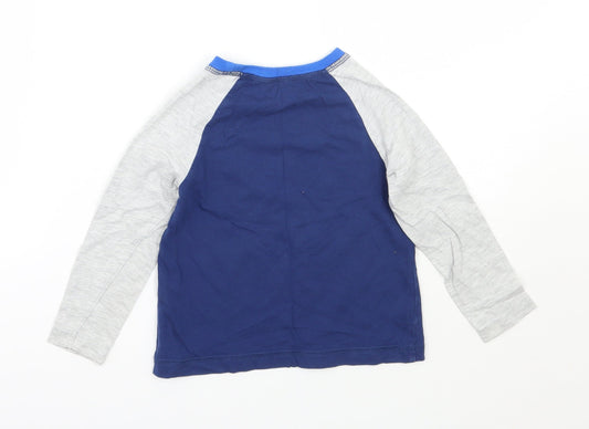 George Boys Blue   Basic T-Shirt Size 24 Months
