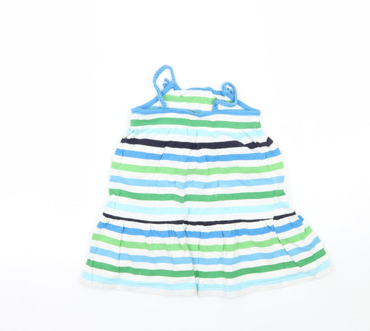 Gap Girls White Striped  A-Line  Size 2 Years
